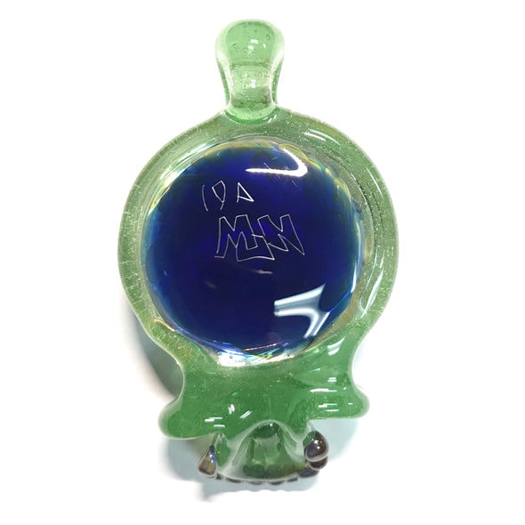 Matthew Neebs Glass Skull Pendant