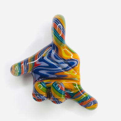 Goober Gabe Glass Pendant "Hang Loose"