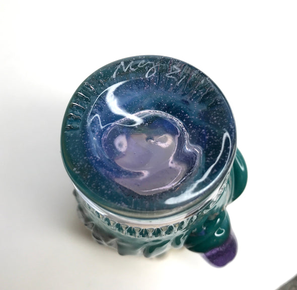 Eli Mazet Sculpted Eye Shot Glass