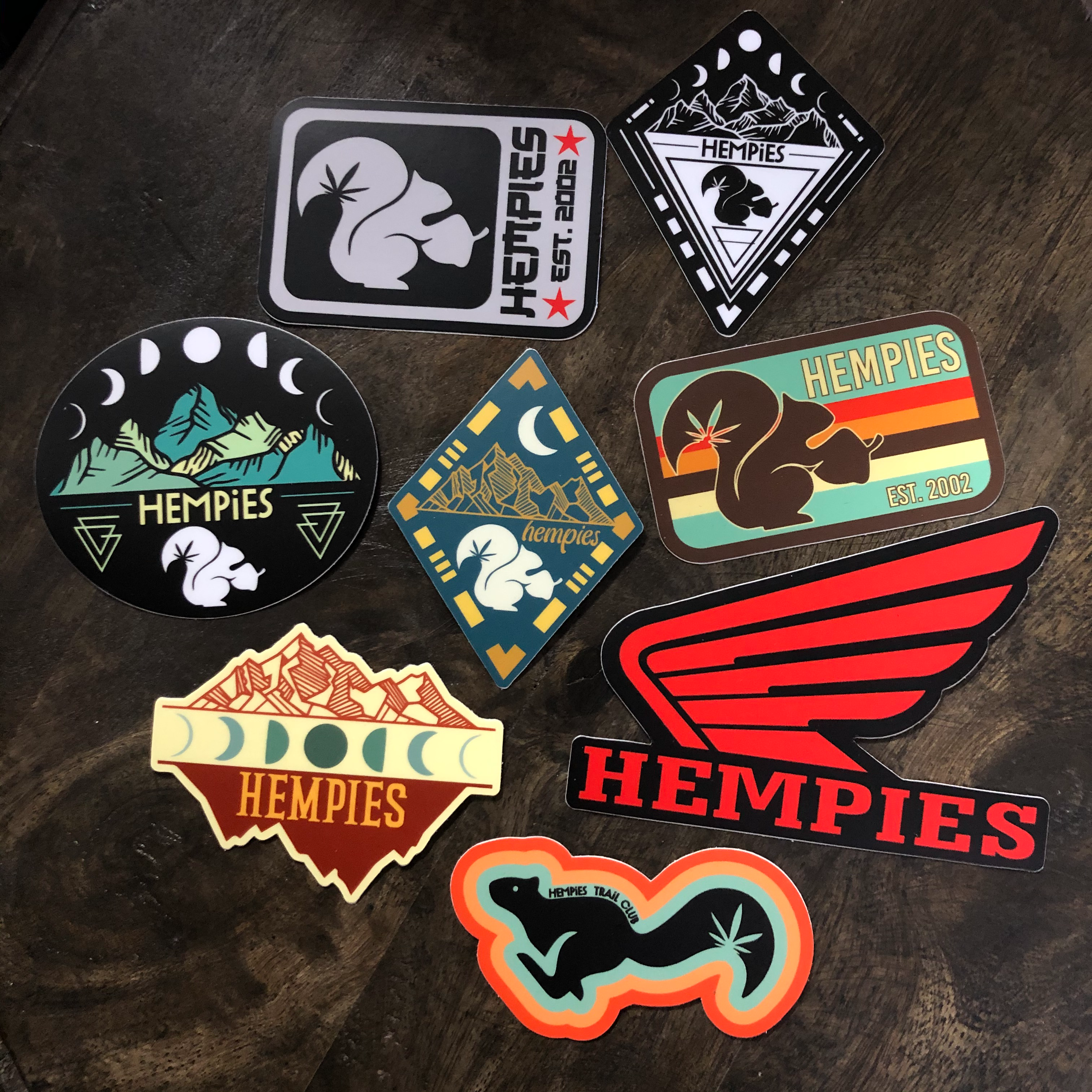 Hempflower Sticker Hempies Sticker Pack (8pk)